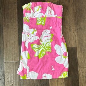 Lilly Pulitzer Cream and Pink Dress